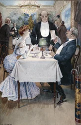 Vid restaurangen